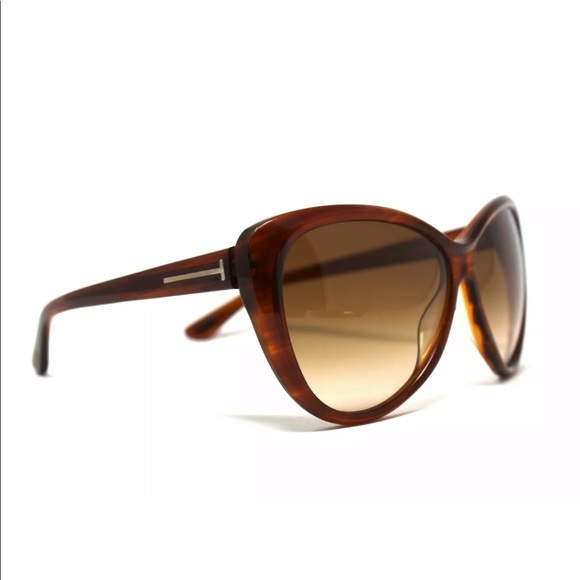 TOM FORD "Malin" TF230 65F Brown Shades w Case - Picture 3 of 6